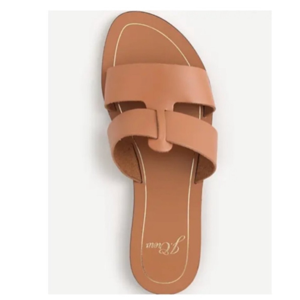 J. Crew Cyprus slides sandals tan size 8 - Picture 2 of 6